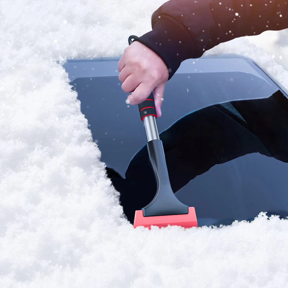 3 In 1 Extendable Ice Scraper Multifunctional Detachable Snow Brush Front Windshield Ice Scraping Defrost Broom Car Accessories