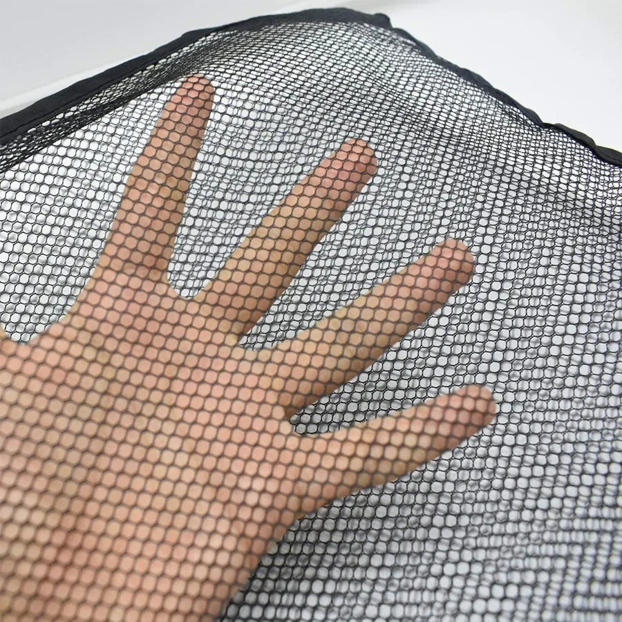 Baby Stroller Mesh Bag Black Perspective Mesh Organizer Hanging Bag Portable Bottle Snack Storage Bag Stroller Accessories