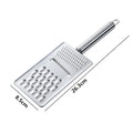 LMETJMA Mini Cheese Grater With Handheld Cheese Shredder Stainless Steel Cheese Lemon Zester For Chocolate Ginger Garlic JT361