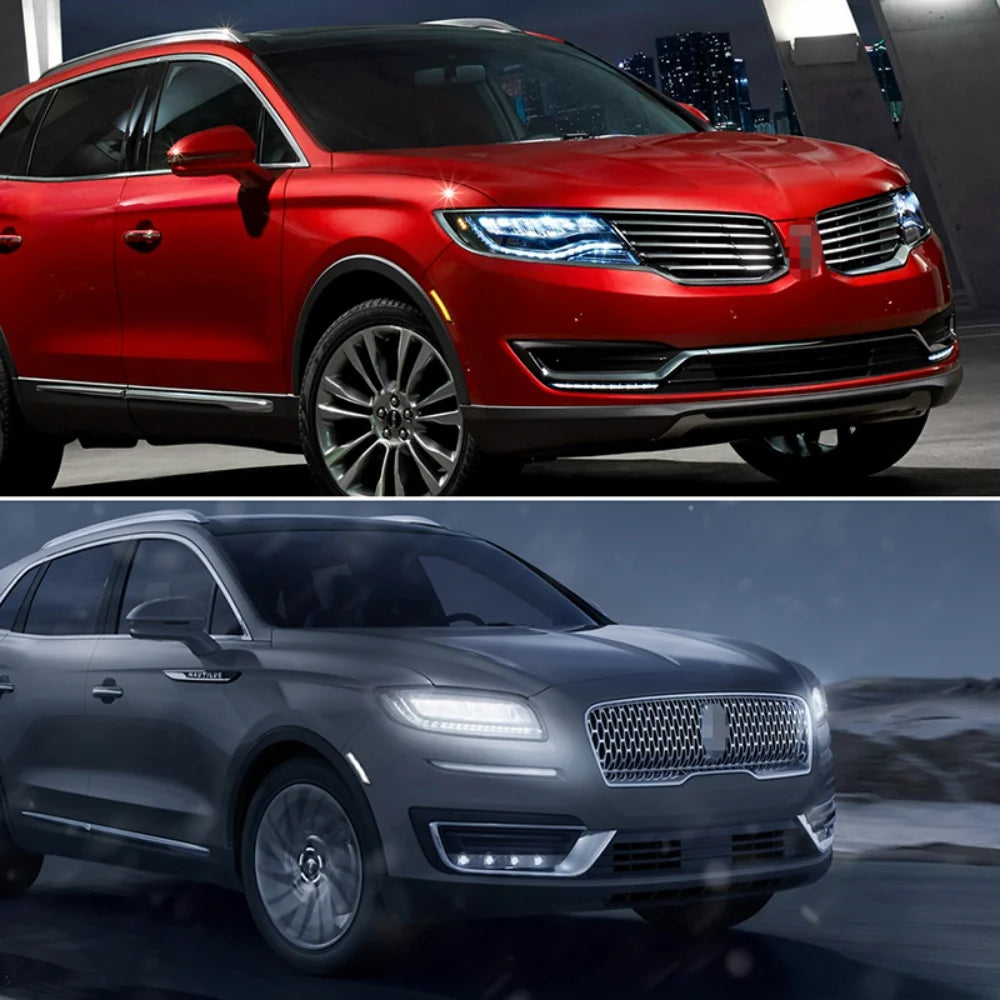 Amber & White LED Front Side Marker Lights For Lincoln MKX 2016-2018 & Nautilus 2019-2022 Turn Signal Lights DRL Driving Lights