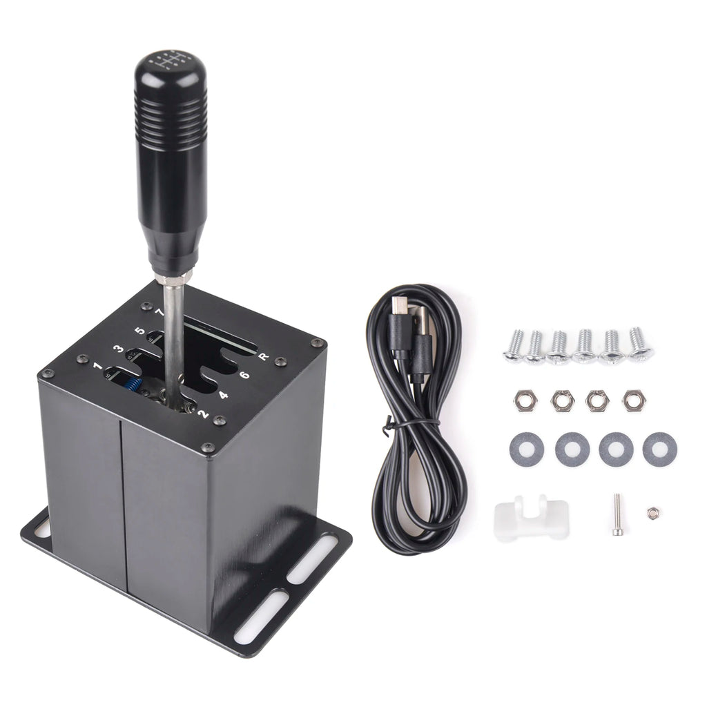PC  Simracing Racing Game USB H Gear Shifter For Logitech G27 G29 G25 G920 For Thrustmaster T300RS/GT Shift Knob For ETS2