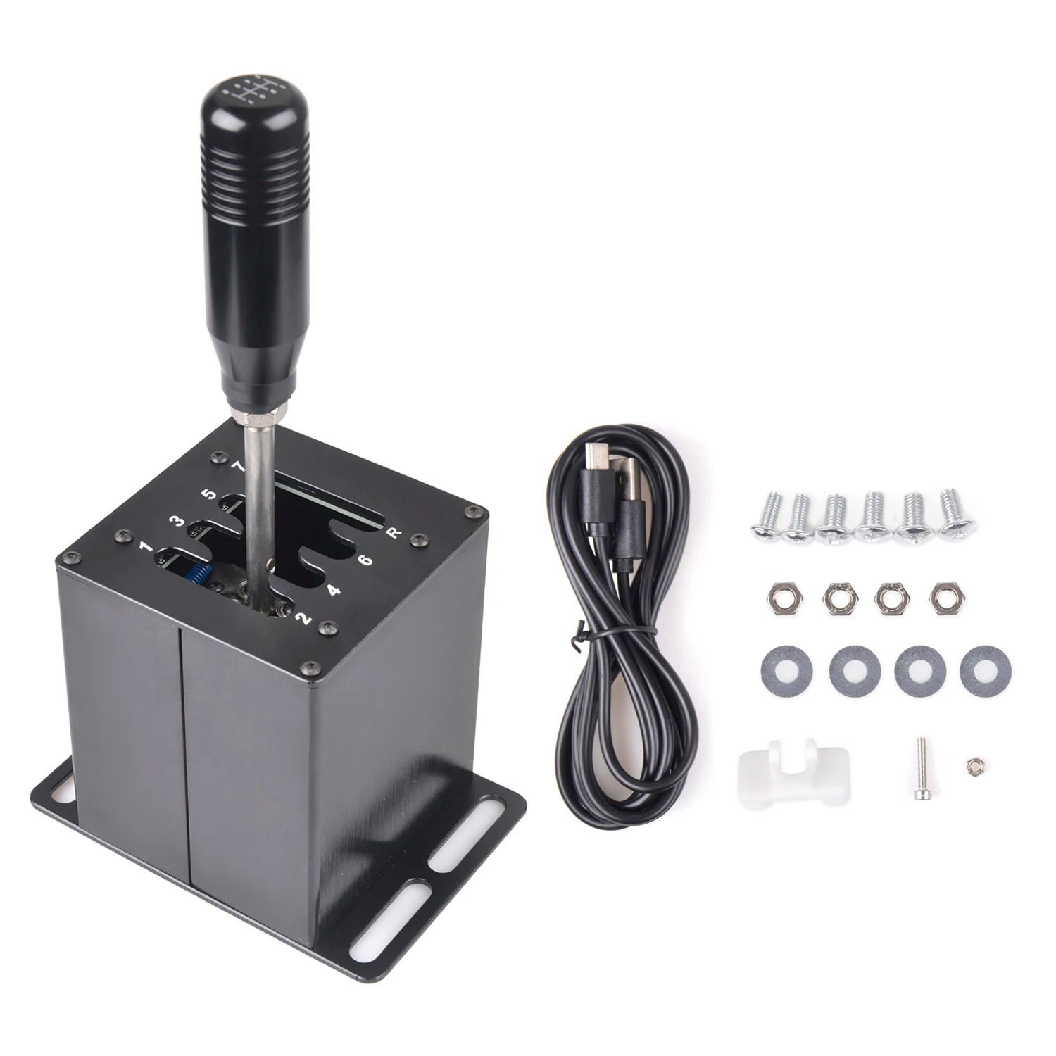 PC  Simracing Racing Game USB H Gear Shifter For Logitech G27 G29 G25 G920 For Thrustmaster T300RS/GT Shift Knob For ETS2