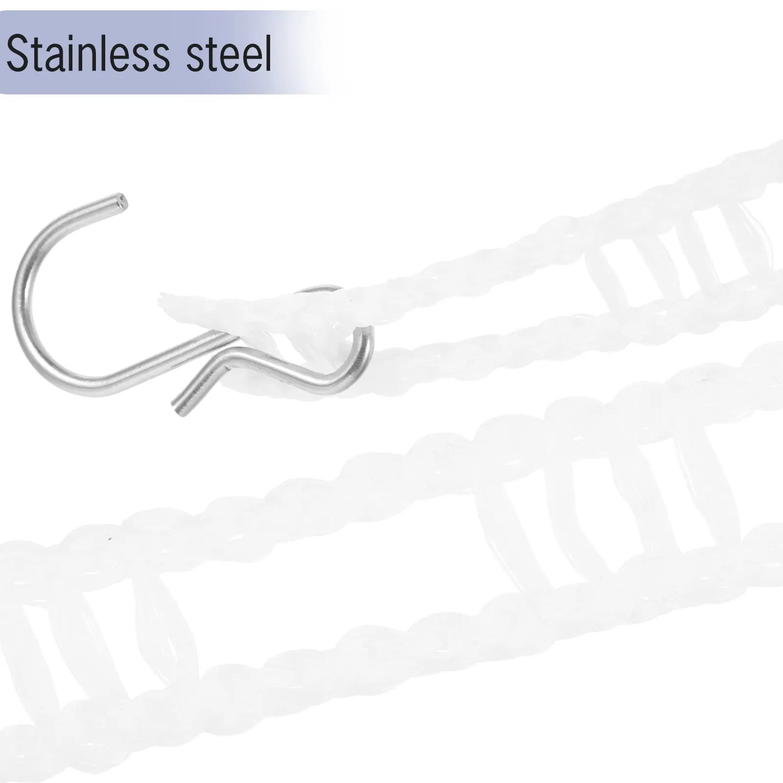 2Pcs Portable Outdoor Clothesline Heavy-Duty Pe Stainless Steel Windproof Travel Clothesline for Camping Hiking Vacation Drying