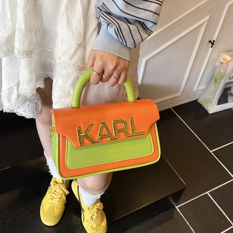 Solid Color Diaper Bag Letter Logo High End Minimalist Trendy Tote Bag For Women Shoulder Bag Large Capacity