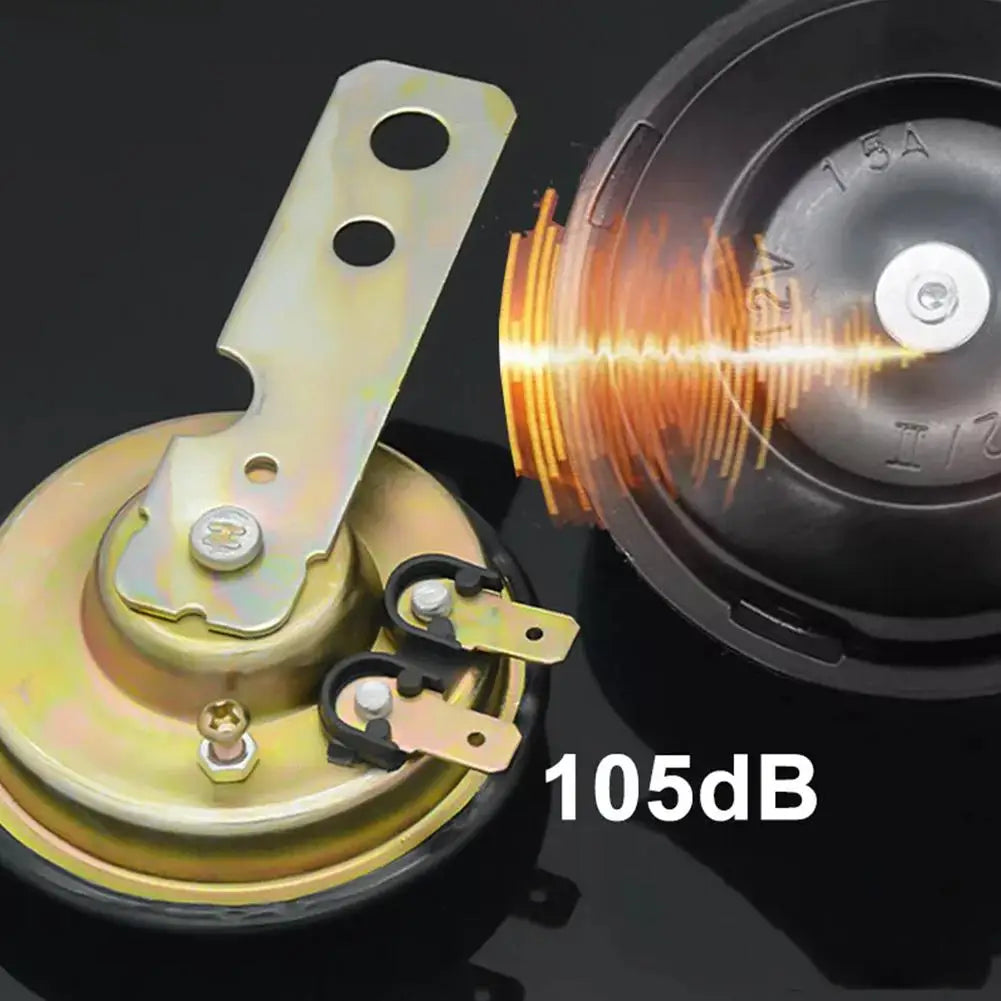 12V Super Loud Waterproof Motorcycle Horn Kit - Electric Speaker for Scooter Motorbikes E-Bikes Mopeds - Horn Accessories