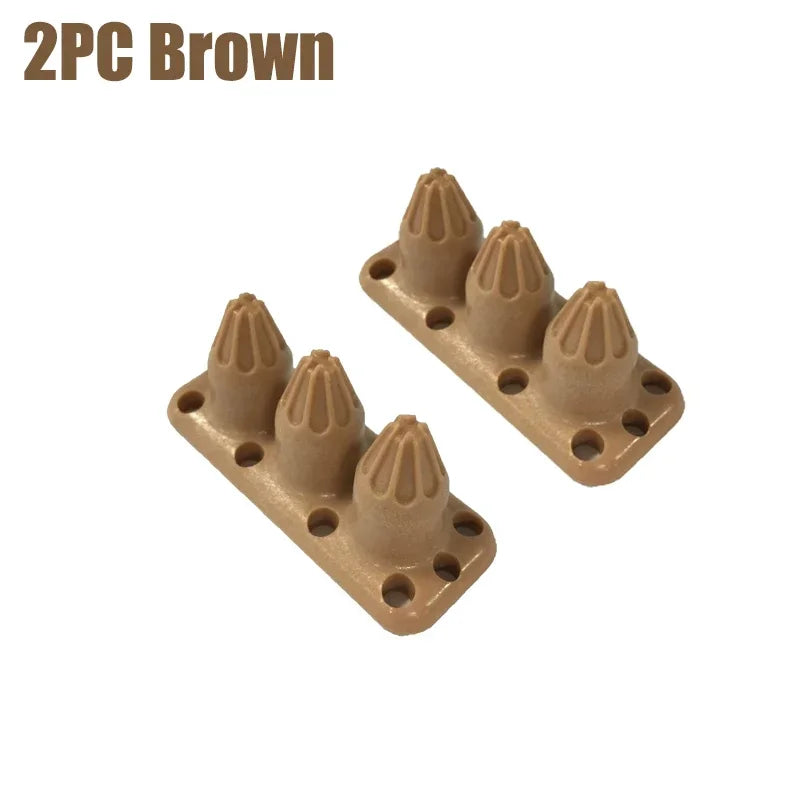 2PCS Self-defense Combat Boot Studs Safety Studs Martial Arts Kuba Kickz Survival Tools Hiking Accessories