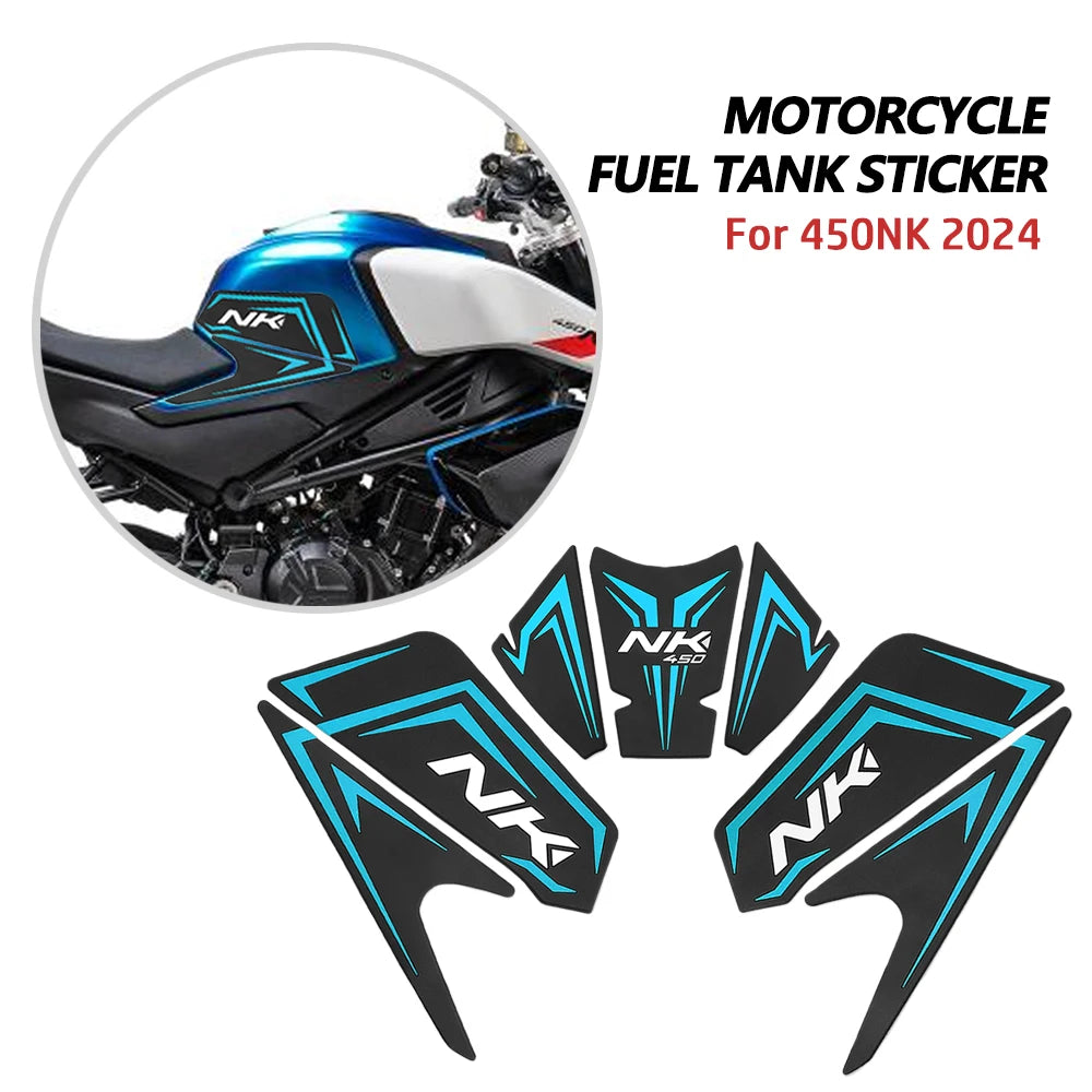 Motorcycle side fuel tank pad FOR CFMOTO 450NK NK450 450 NK CF450 2024 Tank Pads Protector Stickers Knee Grip Traction Pad