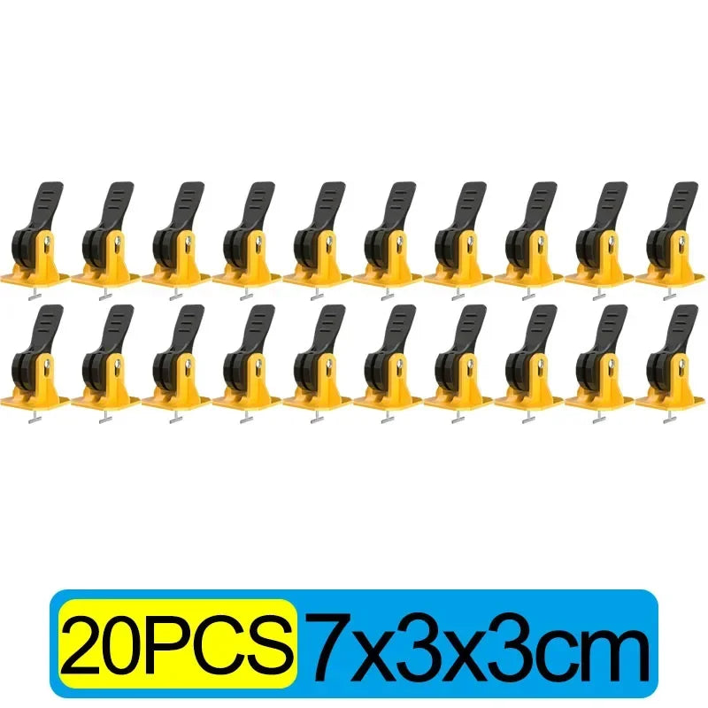 10/50PCS Reusable Tile Leveling System For Floor Tiles Hand Tile Leveling Device Construction Tool Parts Set Hardware Fixed Sets