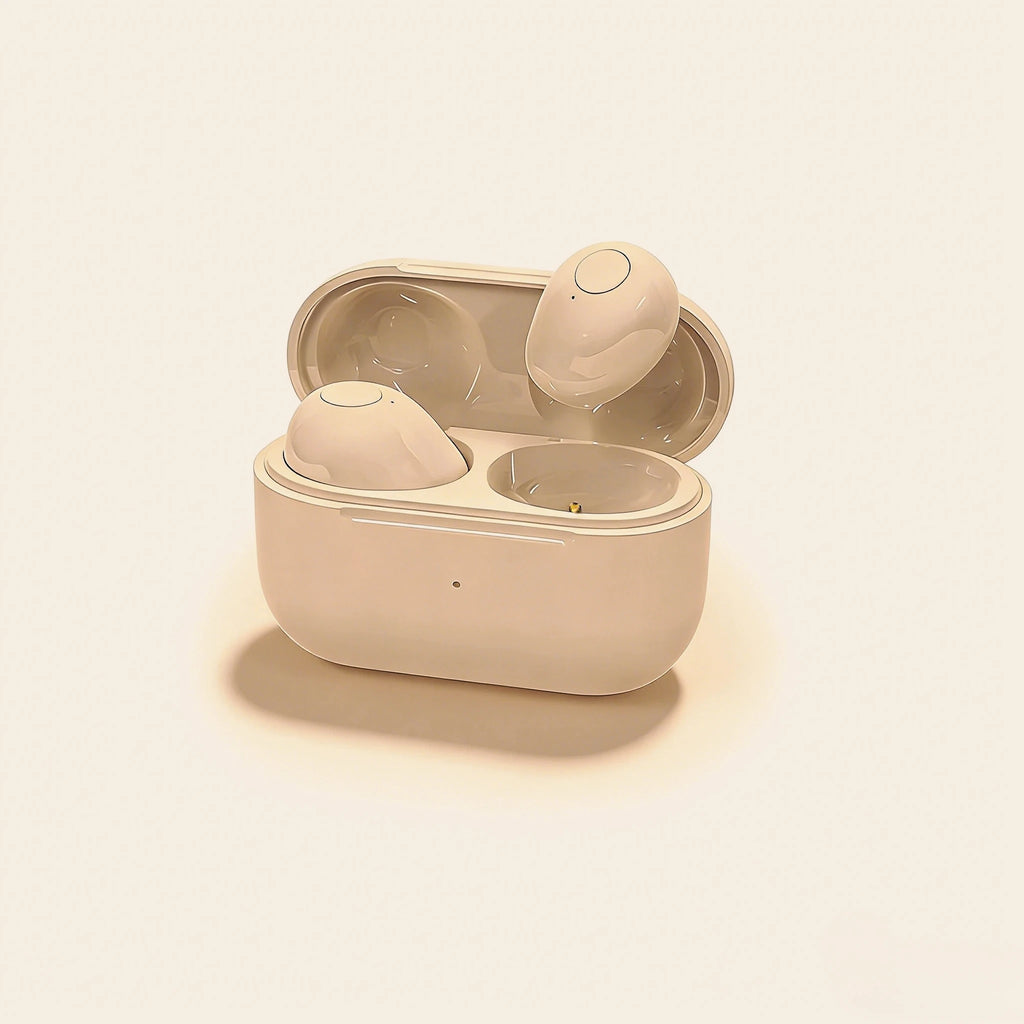 Mini Wireless Earphones Bluetooth 5.4 Headphones with Great Endurance Earbuds With Mic Lightweight for Sleepy Music Video