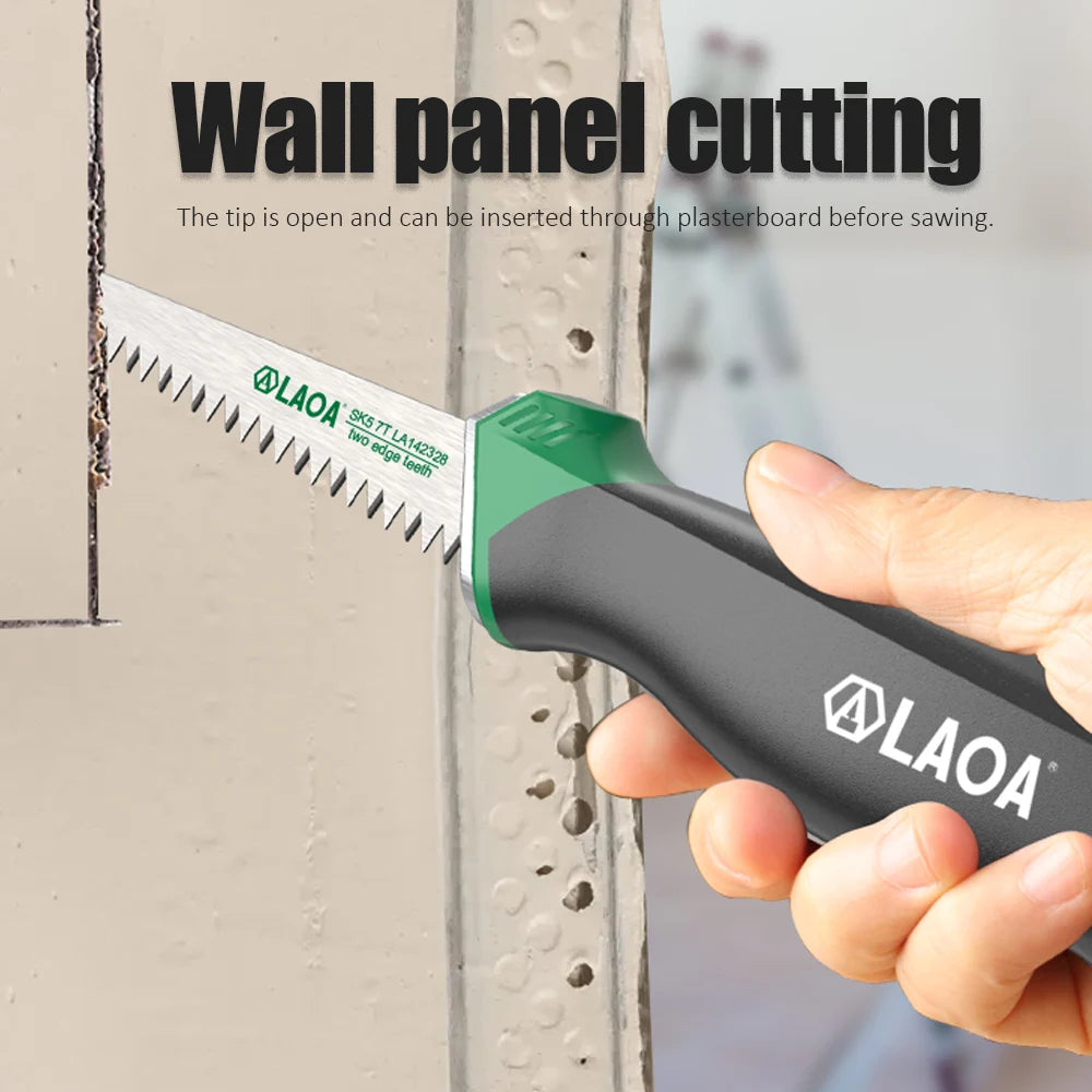 LAOA SK5 express wall panel saw, garden trimming saw, small handheld woodworking saw, manual hole saw, gypsum board saw