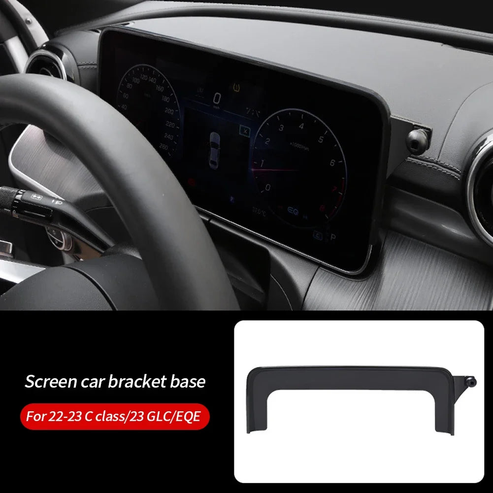 Car Phone Holder For Mercedes-Benz C Class W205 2015 2016 2017 2018 GLC 2016 - 2019 7-inch Screen Fixed Base Navigation Bracket