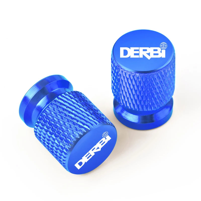 2PCS For DERBI EBE EBS D50B0 VARIANT SPORT R GPR Tire Valve Caps Wheel Tyre Cover CNC Aluminum Alloy Accessories