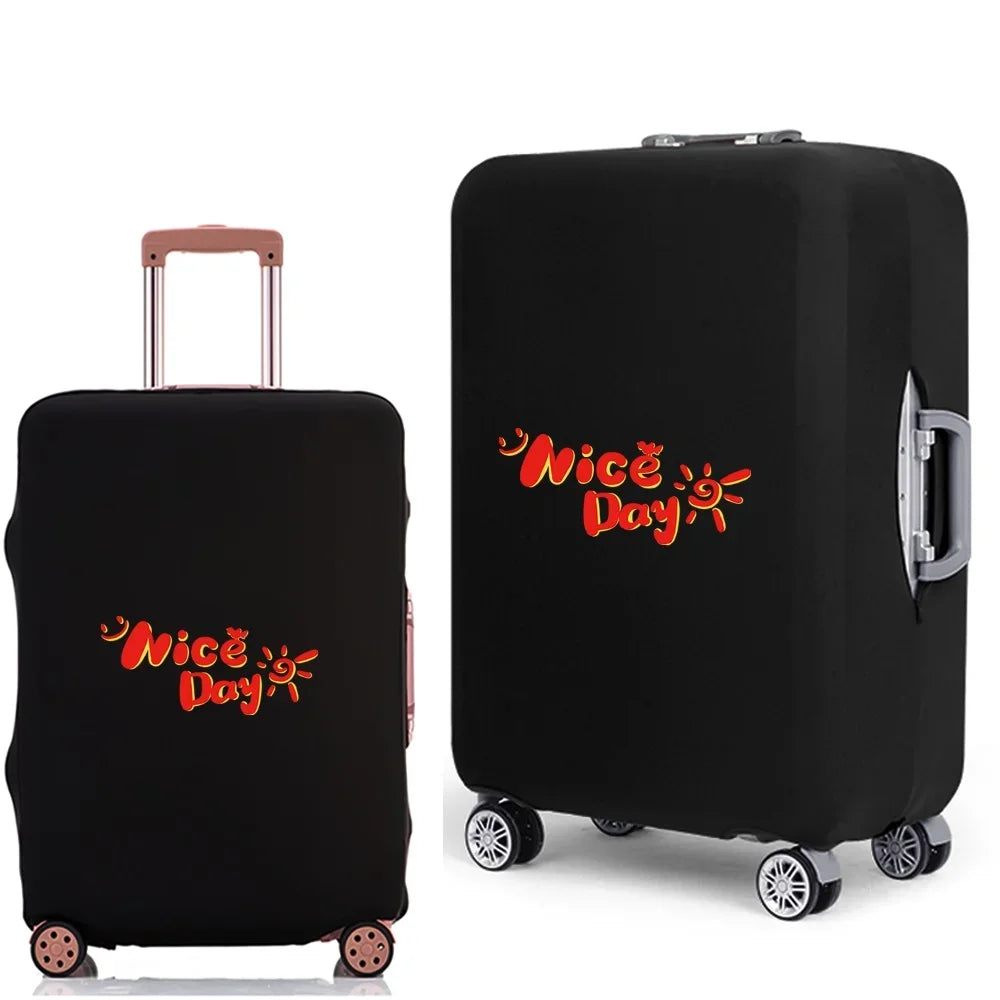 Thicker Travel Luggage Protective Cover Print Portable Suitcase Cover Elastic Dust Cases for 18-28 Inch Travel Accessories