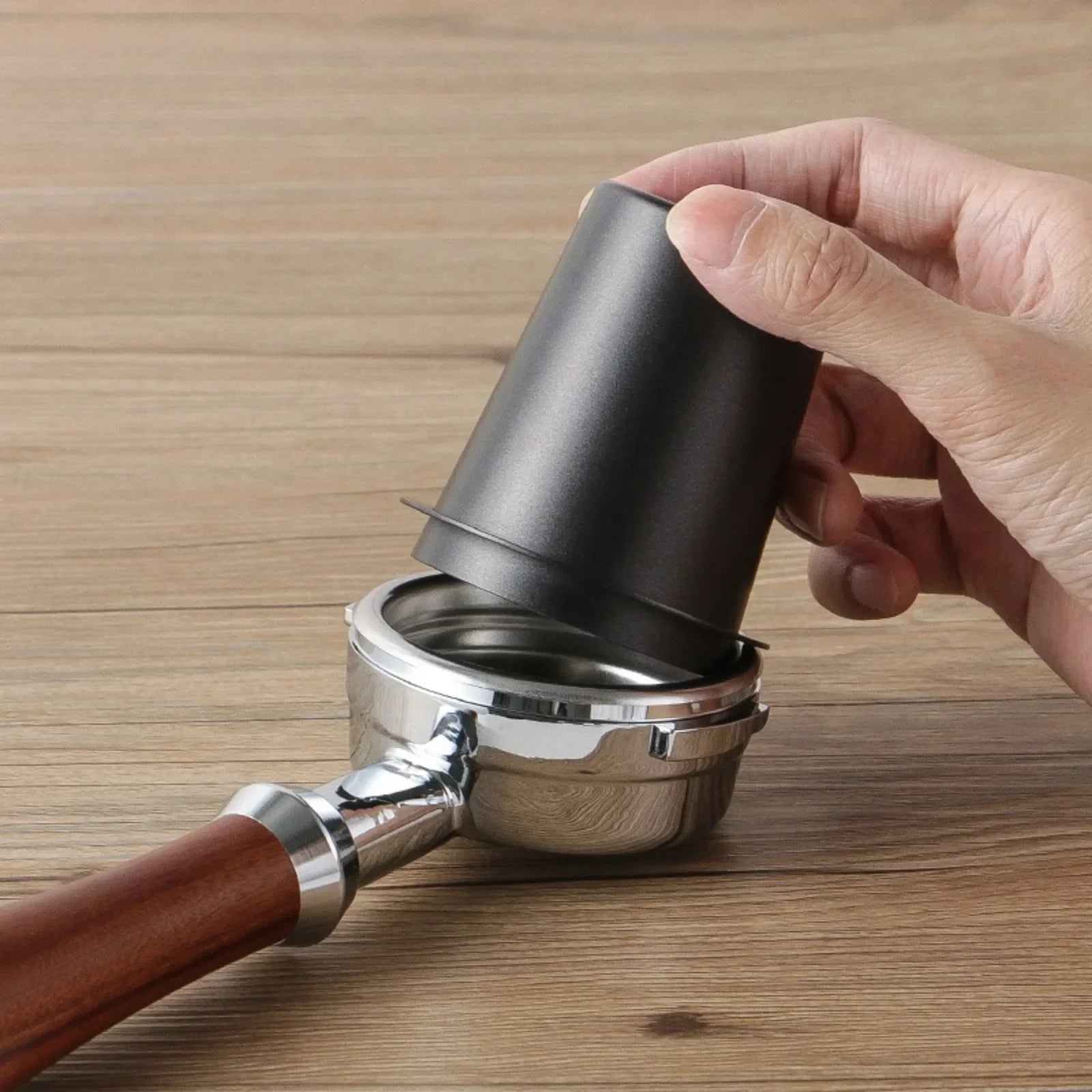 Coffee Dosing Cup Stainless Steel Coffee Bean Measuring Cups Replacement Cafe Barista Tool Espresso Machine Accessories
