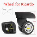 Luggage Wheel for Ricardo Luggage Suitcase Wheel Replacement Trolley 9055 Universal Wheel