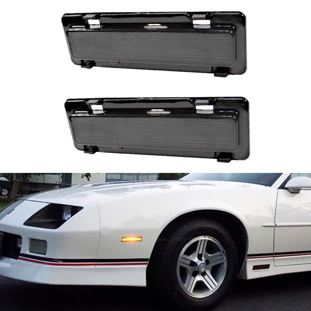 2* 12V LED Side Marker Lights  Front Side Marker Parking Lights GM2551110 915590 for Chevy Camaro/Pontiac Firebird 1982-1992