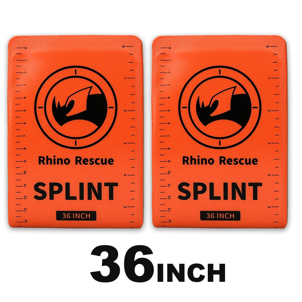 Rhino Rescue Emergency Splint Moldable Medical First Aid  Survival Lightweight Reusable Combat Splint For Camping
