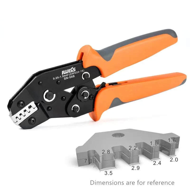 SN-58B EDM mini Multi-function Crimping pliers set dupont crimp tool clamp terminals kit incloude SN-28B and SN-48B function