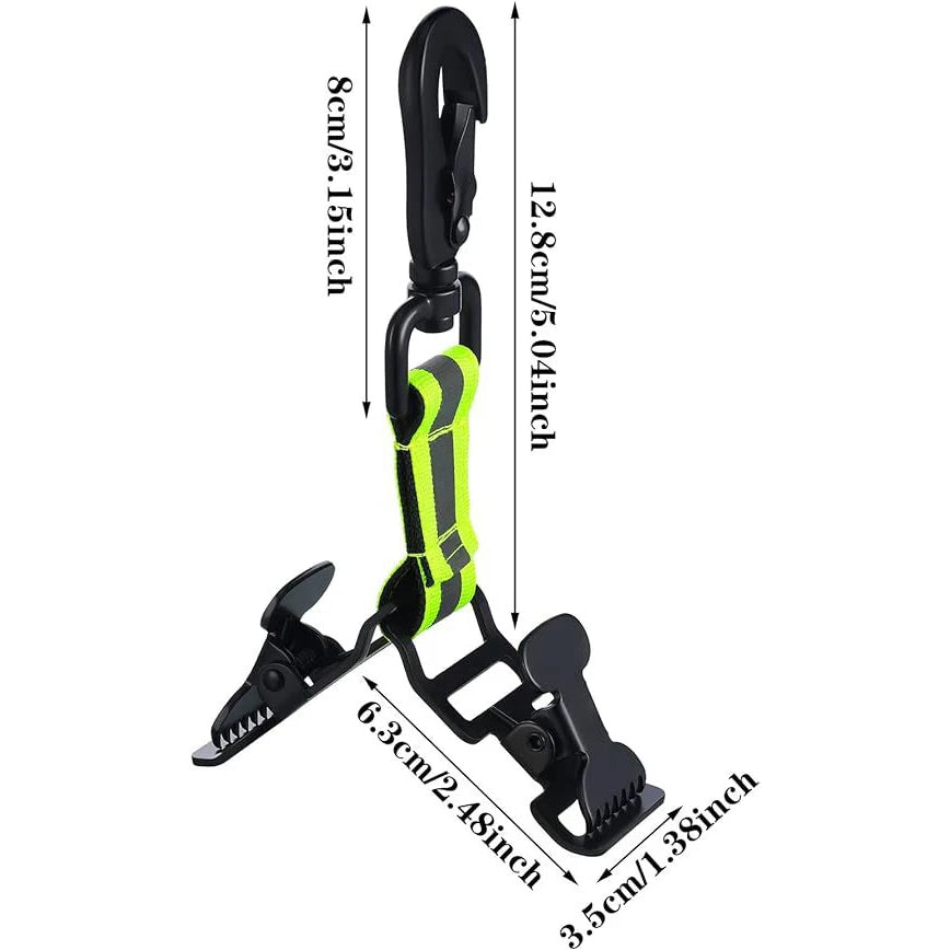 Portable Firefighter Safety Glove Strap Universal Hanger Guard Gloves Keeper Gloves Clamps Multifunction Durable Mitten Clips