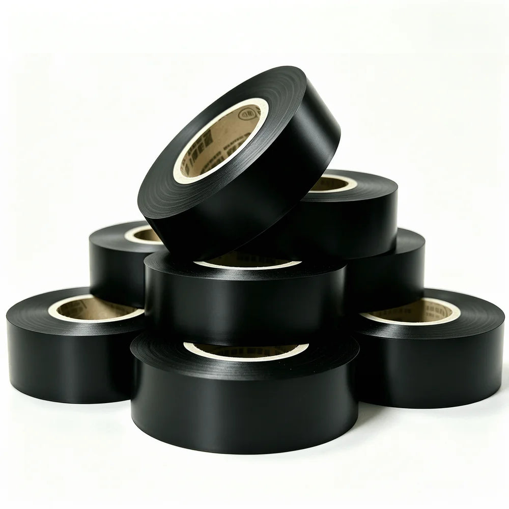 PVC Tape Width 19/25MMx25M Electrical  Flame Retardant Insulation Tape Waterproof High-temperature Resistant Tape 3/5Rolls  ﻿