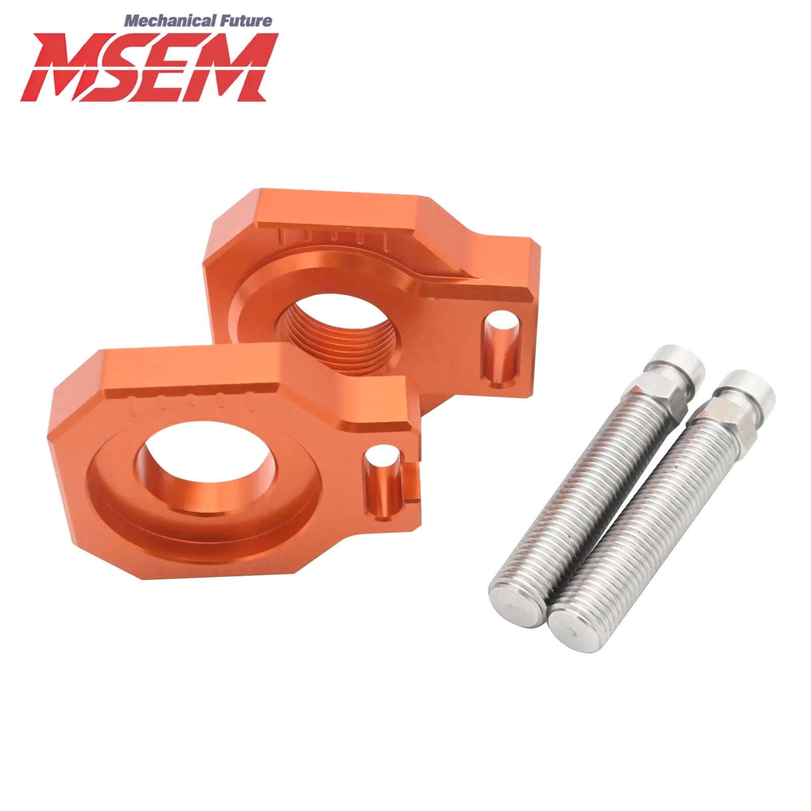 Motorcycle 20mm Rear Axle Blocks Chain Adjuster Block For KTM 85 SX 125-530 SX EXC 2000-2023 Husqvarna TC85 TC125 TC250 FC250