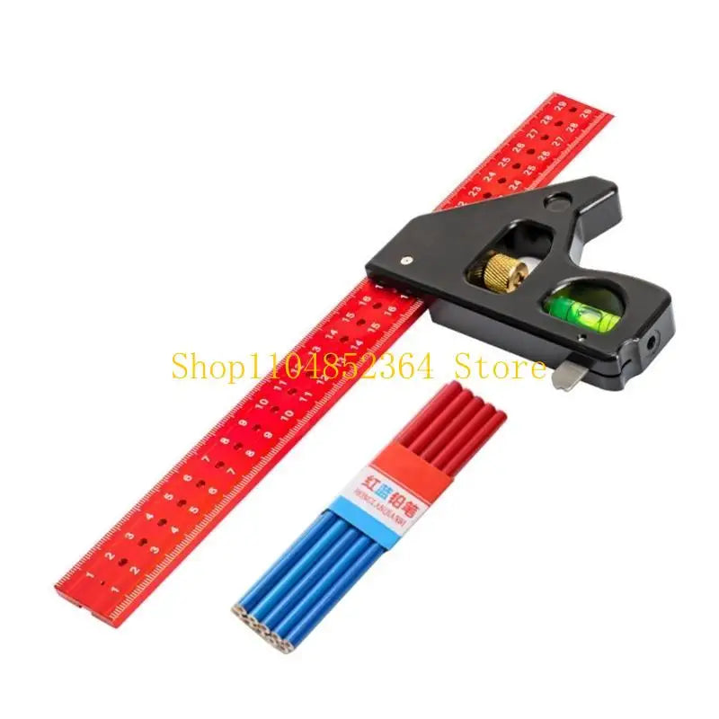 652F Functional Measuring And Marking Tool with10 Pencils For Home Improvement Tasks