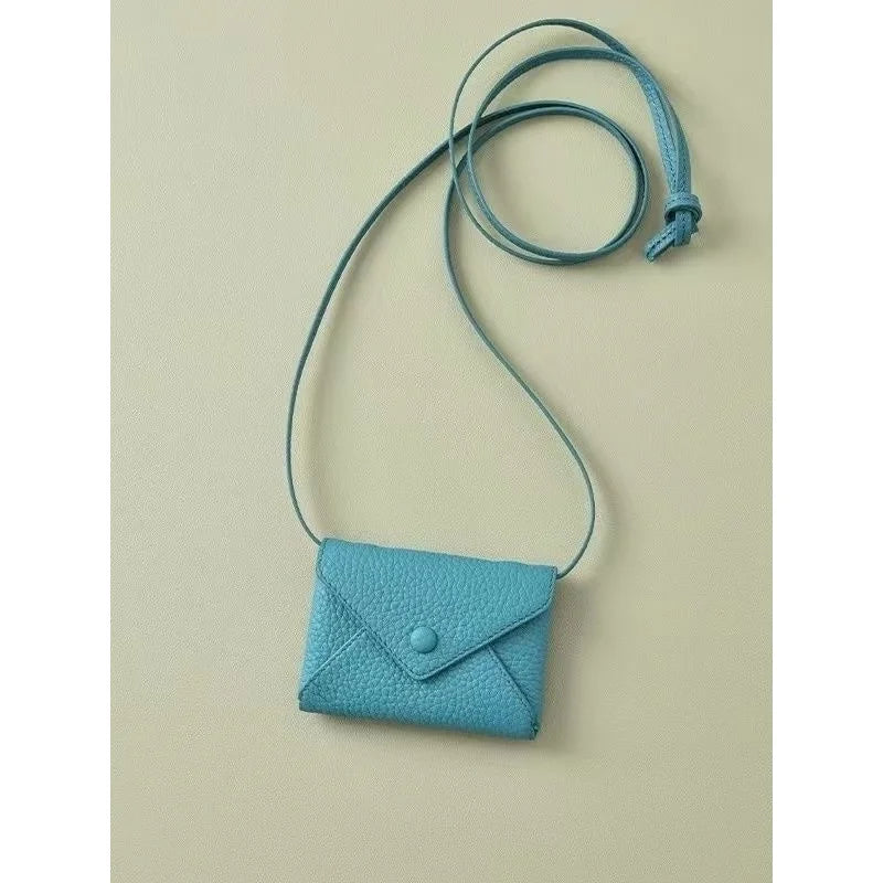 Compact and exquisite coin purse 2024 New mini crossbody bag, waist bag, neck-hanging small bag, card holder, pendant bag