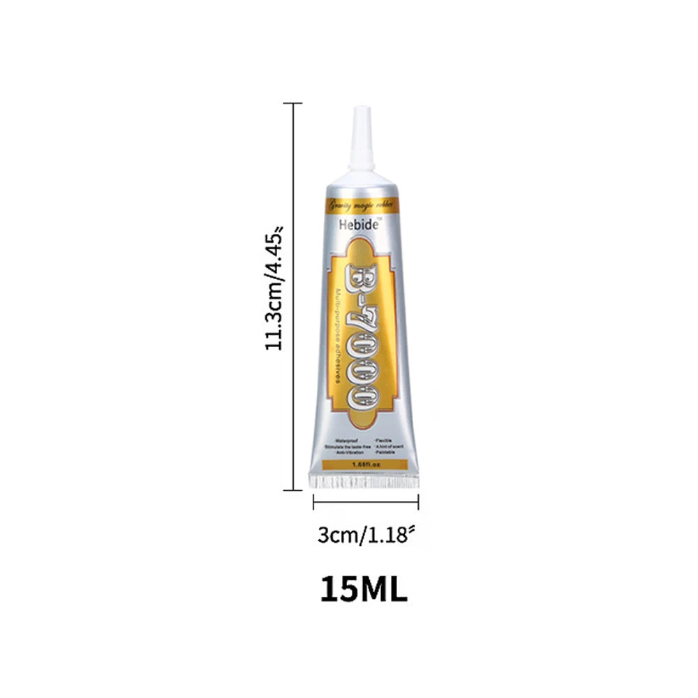 15/25/50/110ML B-7000 Glue Safety Materials Upgraded Clear Contact Phone Repair Universal Glass Plastic DIY B7000 Adhesive