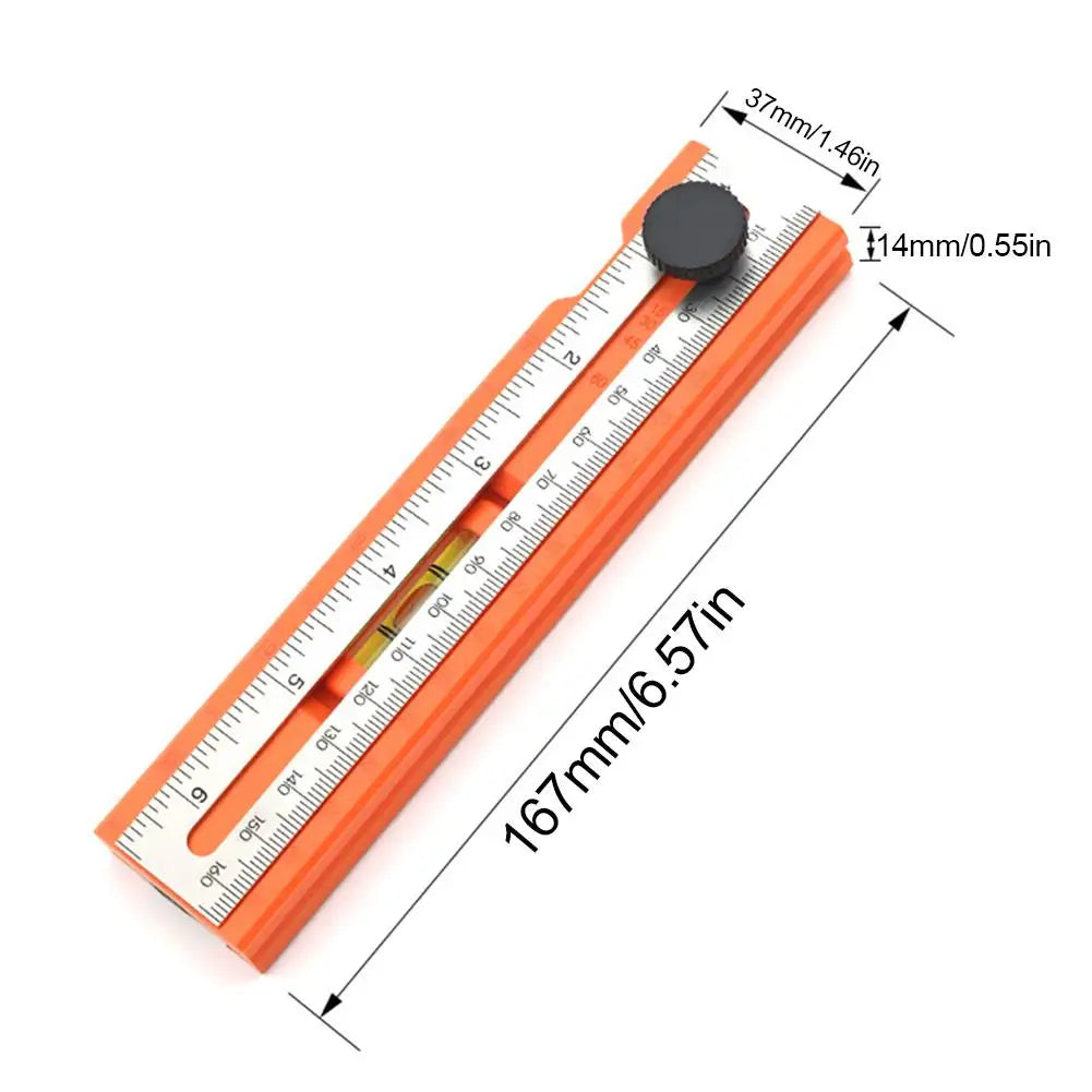 Professional Woodworking Angle Ruler Digital Protractor Level Measure Tool 360°  for Carpenter DIY Building