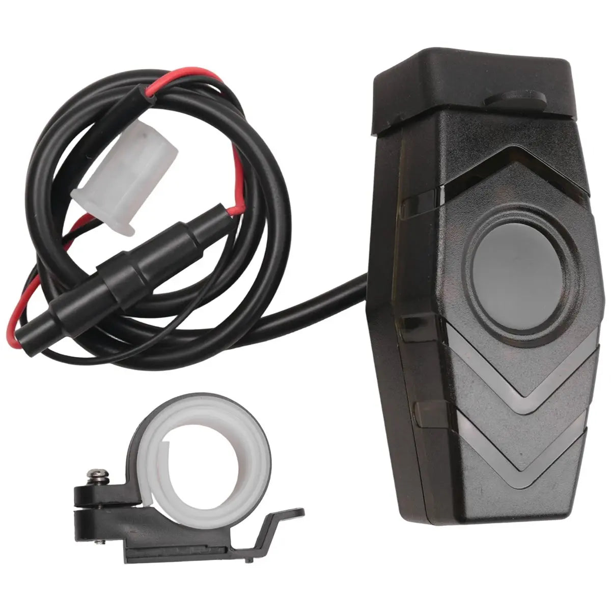 C1FB 20-80V E-Bike Handlebar USB Charger 24V 36V 48V 60V QC3.0 Quick Charger Adapter(Red Light)