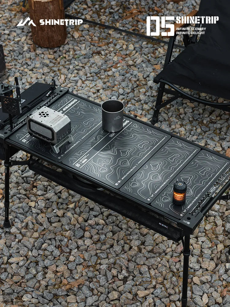 ShineTrip Stainless Steel IGT Modular Insert Panel—DIY Tactical-Style Expansion With Ambient Appeal