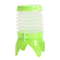 3.5L Water Dispenser Drink With Beverage Jug Fridge Container Collapsible Camping Pitcher Portable