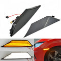 for Honda Civic 10th generation side fender turn signal lights. Adding mudguards to cars is fashionable and flowing, with dynami