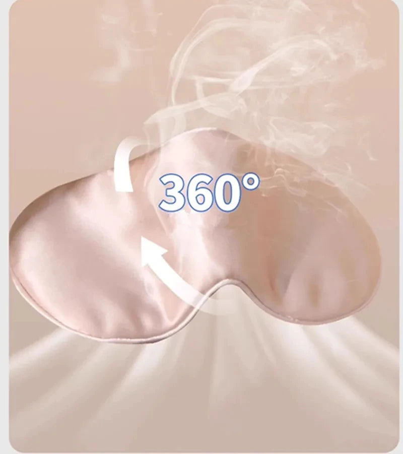 Double-Sided Silk Sleeping Eyeshade Light Blocking Breathable Protective Eye Wear For Travel Relax Safety Goggle New 2026