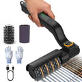 BBQ Grill Brush 3-Speed Settings Electric Grill Brush,180° Adjustable Head,90 Mins Grill Cleaner for Outdoor Griddles Smokers