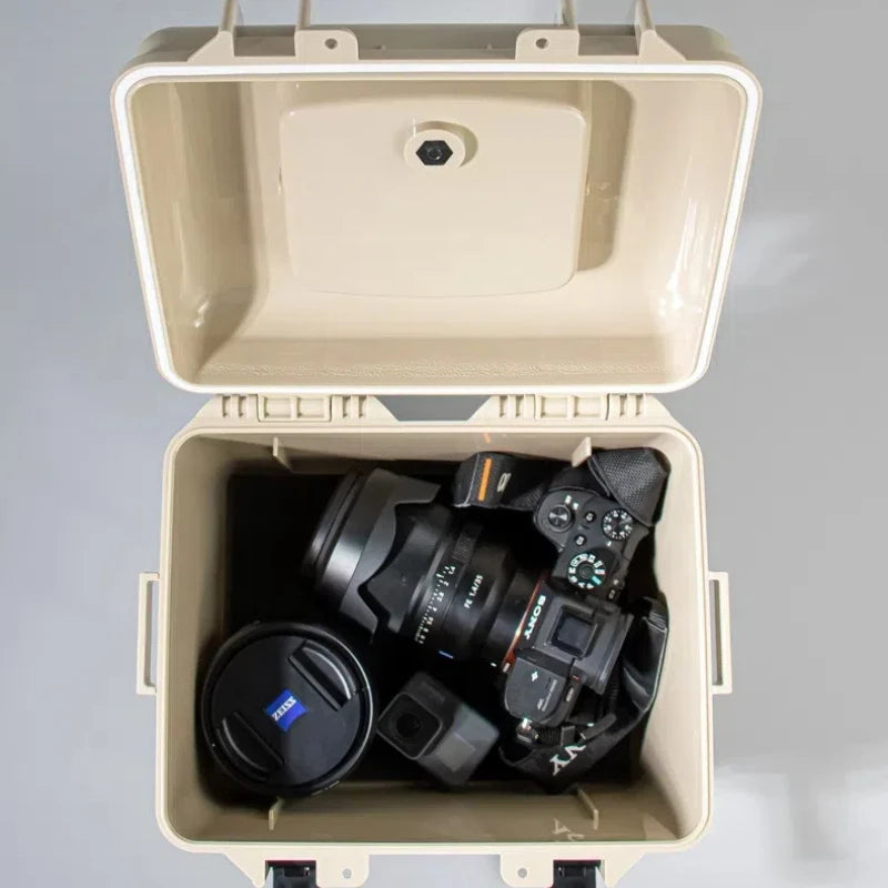 290x235x230mm Toolbox Multifunctional Moisture-proof Camera Protection Storage Box Photography Equipment Drying Hard Case 10L