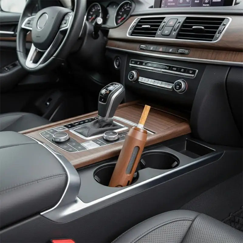 Portable Car Ashtray No-Fall Ash Control Tool For Vehicles Lazy Person's  Accessory Spill-Proof & Easy Clean Design