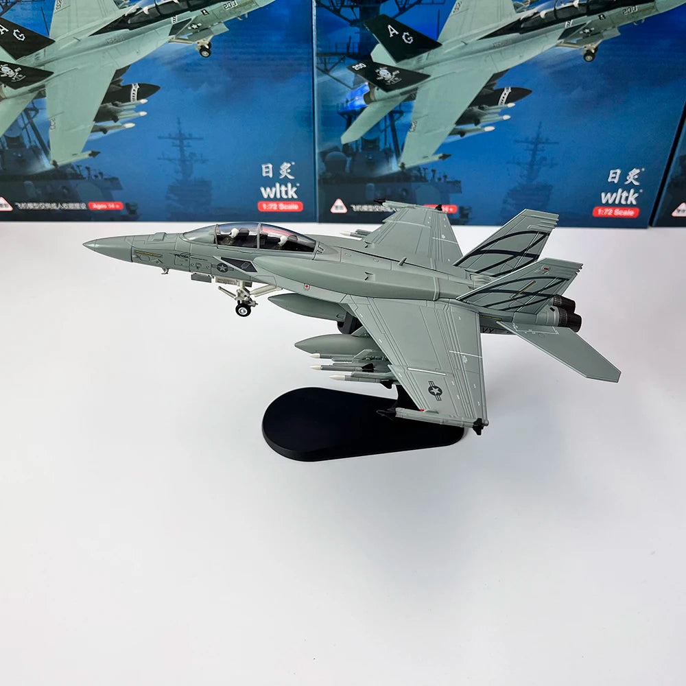 1/72 Scale U.S. F/A-18F Hornet F18 Carrier-Based Fighter Aircraft Diecast Finished Military Plane Model Collection Ornament