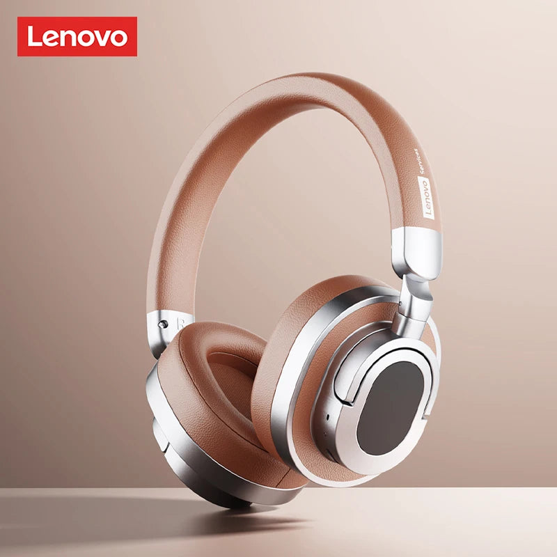 Lenovo LE602 Bluetooth 6.0 Over-Ear Headsets HiFi Stereo Sound Fashionable Music Earphones ENC HD Call Wireless Wired Headphones