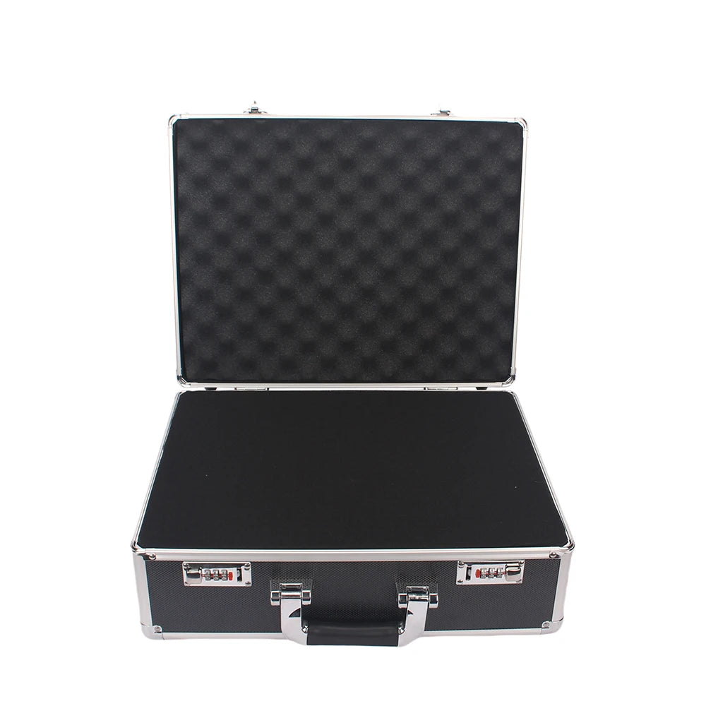 Portable Aluminum Password Tool Box Organizer Shockproof Tool Case Safety Instrument Case Suitcase Storage Box Hard Case Toolbox