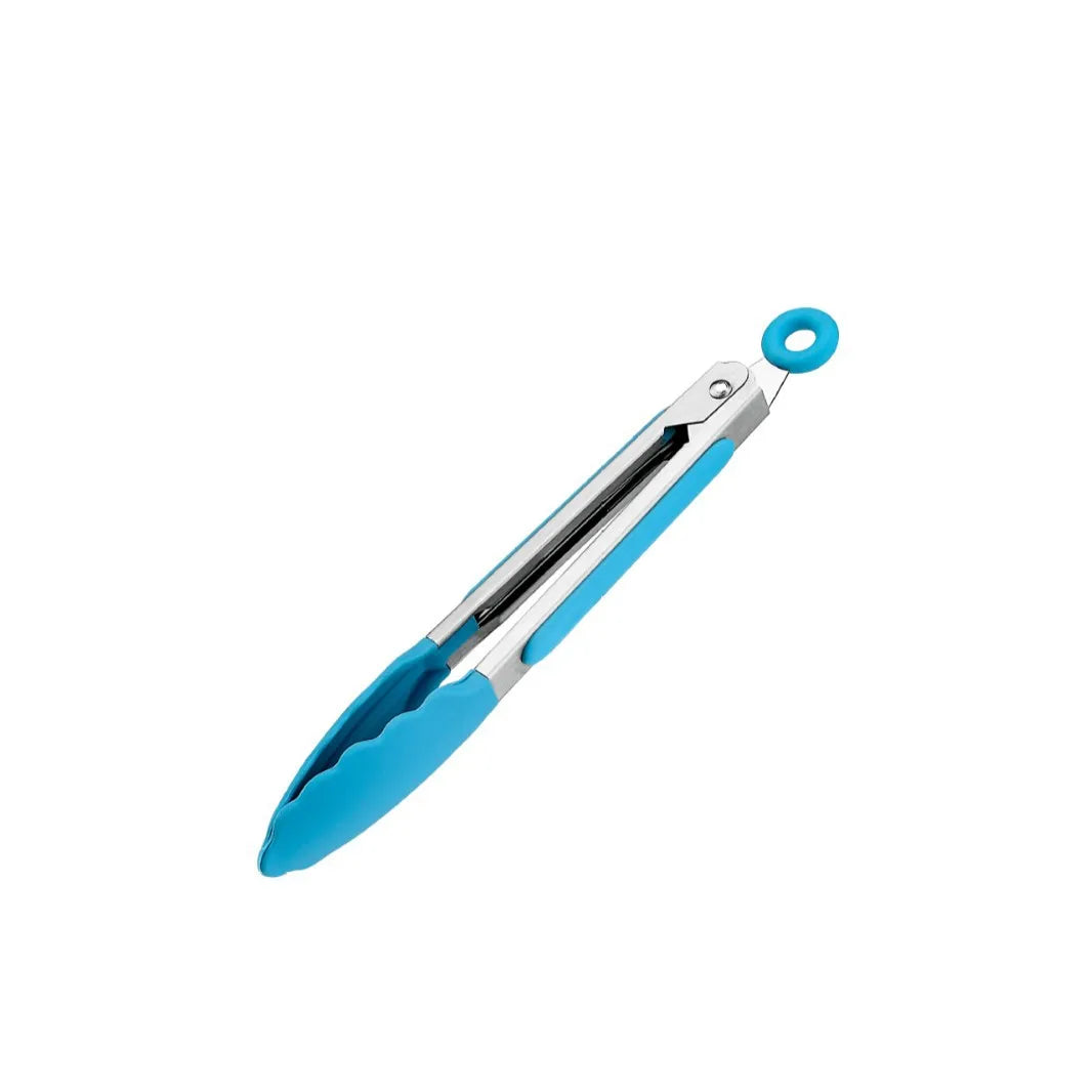 7/9/12inch Silicone Kitchen BBQ Tongs Stainless Steel Locking Cooking Tongs with Silicone Tips Non-Slip Food Tongs for Cooking