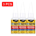 New Super Glue Extra Strong Waterproof Instant Adhesive Seconds CA Cyanoacrylate 502 Metal Shoe Glass Plastic Silicone Rubber