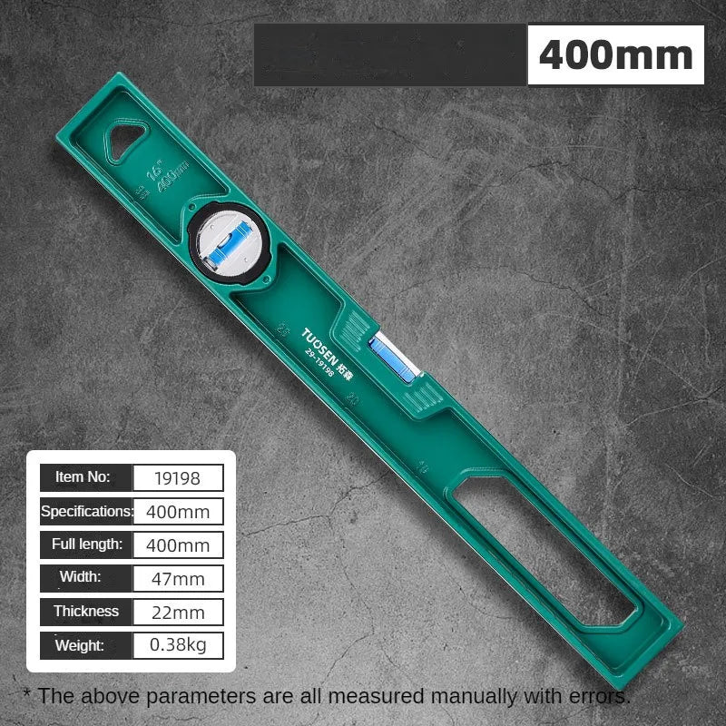 High Precision Solid Cast Aluminum Level Gauge Bubble Level Sensor Multi-Function Anti Falling Strong Magnetic Level Gauge