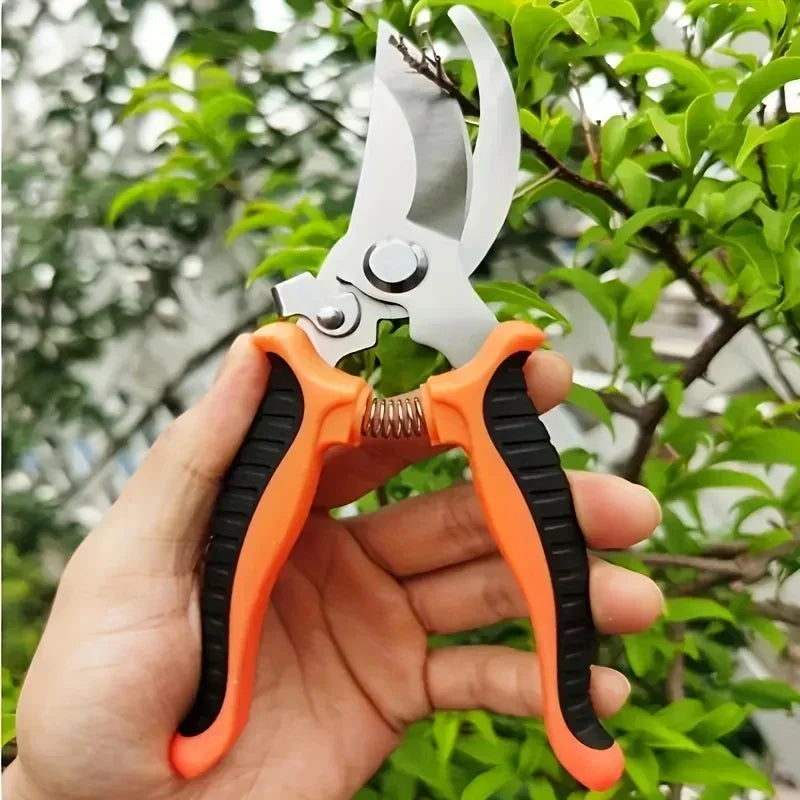 Proof Sharp Garden Trimming Scissors Professional Anti-slip Hand Pruners Fruit Trees Flowers Bushes Household Gardening Tools