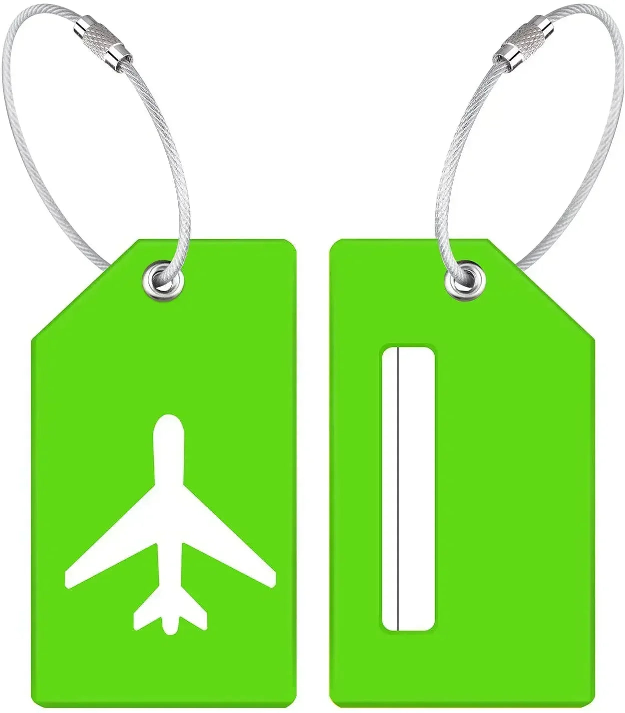 Color Fashion Silicone Luggage Tag Men Women Boarding Baggage Name Tag Suitcase Address Label Holder Portable Travel Accessories