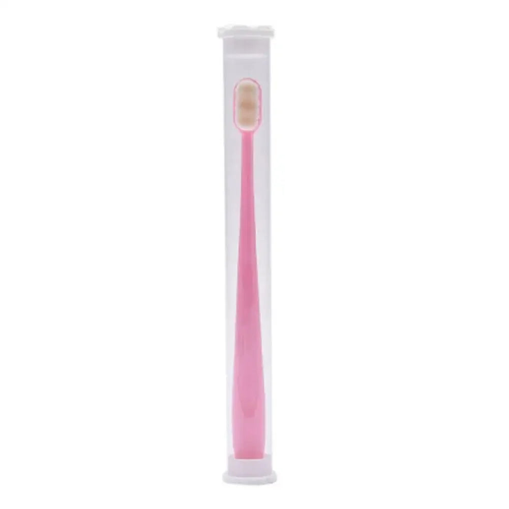 Ultra-fine Soft Toothbrush Million Nano Bristle Adult Care Dental Deep Brush Oral Teeth Travel Brush Cleaning Tool