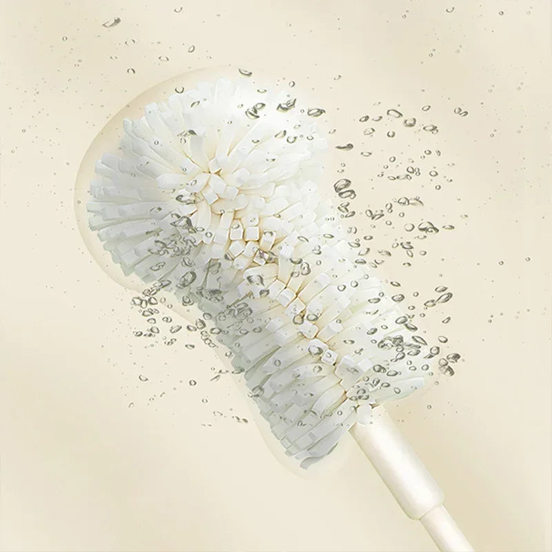 Sponge Brush Cup Scrubber Glass Cleaner Kitchen Cleaning Tool Long Handle Drink Wineglass Bottle Household Cleaning Brush