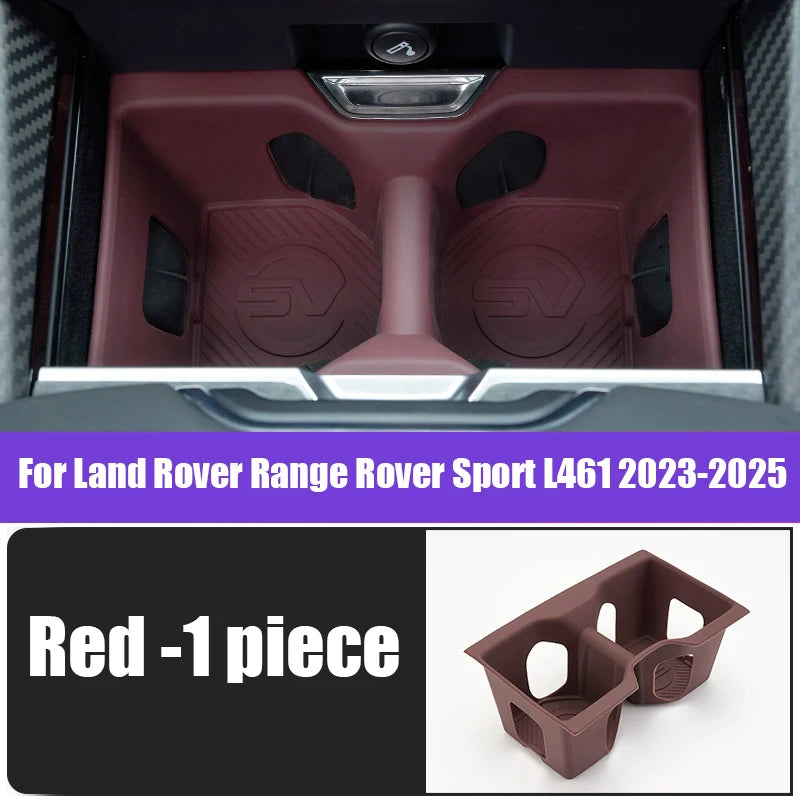 For Land Rover Range Rover Sport L461 2023 2024 2025 Silicone cup storage box for car central control cup holder