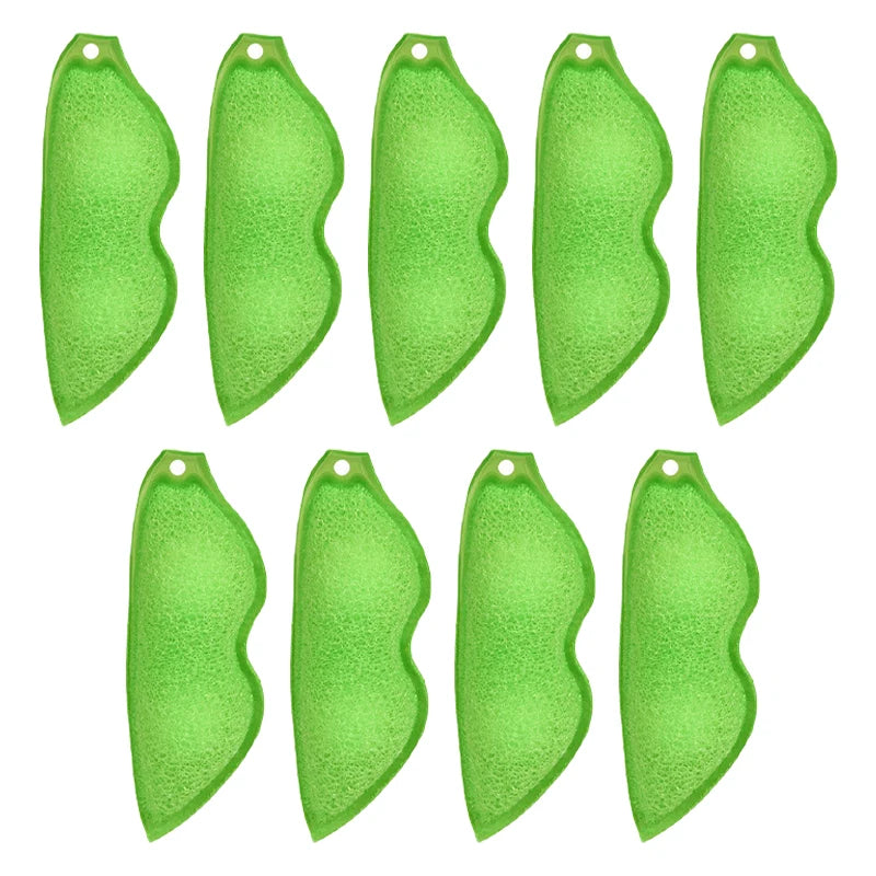 Beans Shaped Bottle Cleaning Sponge Magic Beans Cleaner Reusable Bottle Cleaning Beans Sponge Internal Cleaning Durable