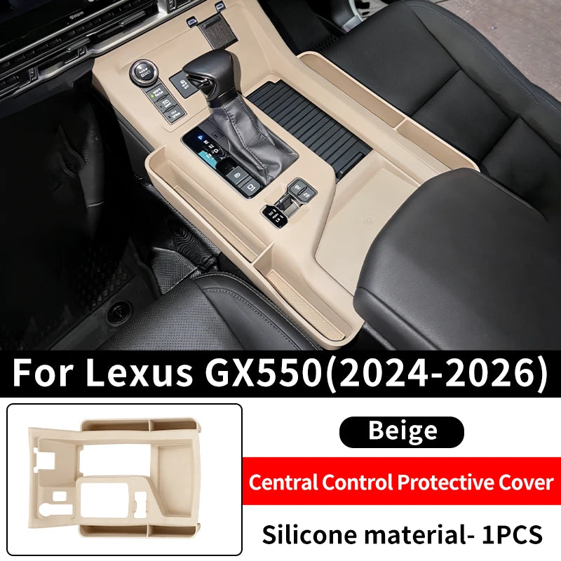 For Lexus 2024 2025 2026 GX550 GX 550 Center Console Protective Cover Non-slip Anti-scratch Dust-proof Car Interior Accessories